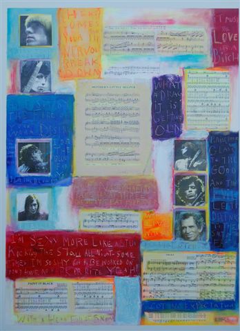 David McGough painting Stones 03